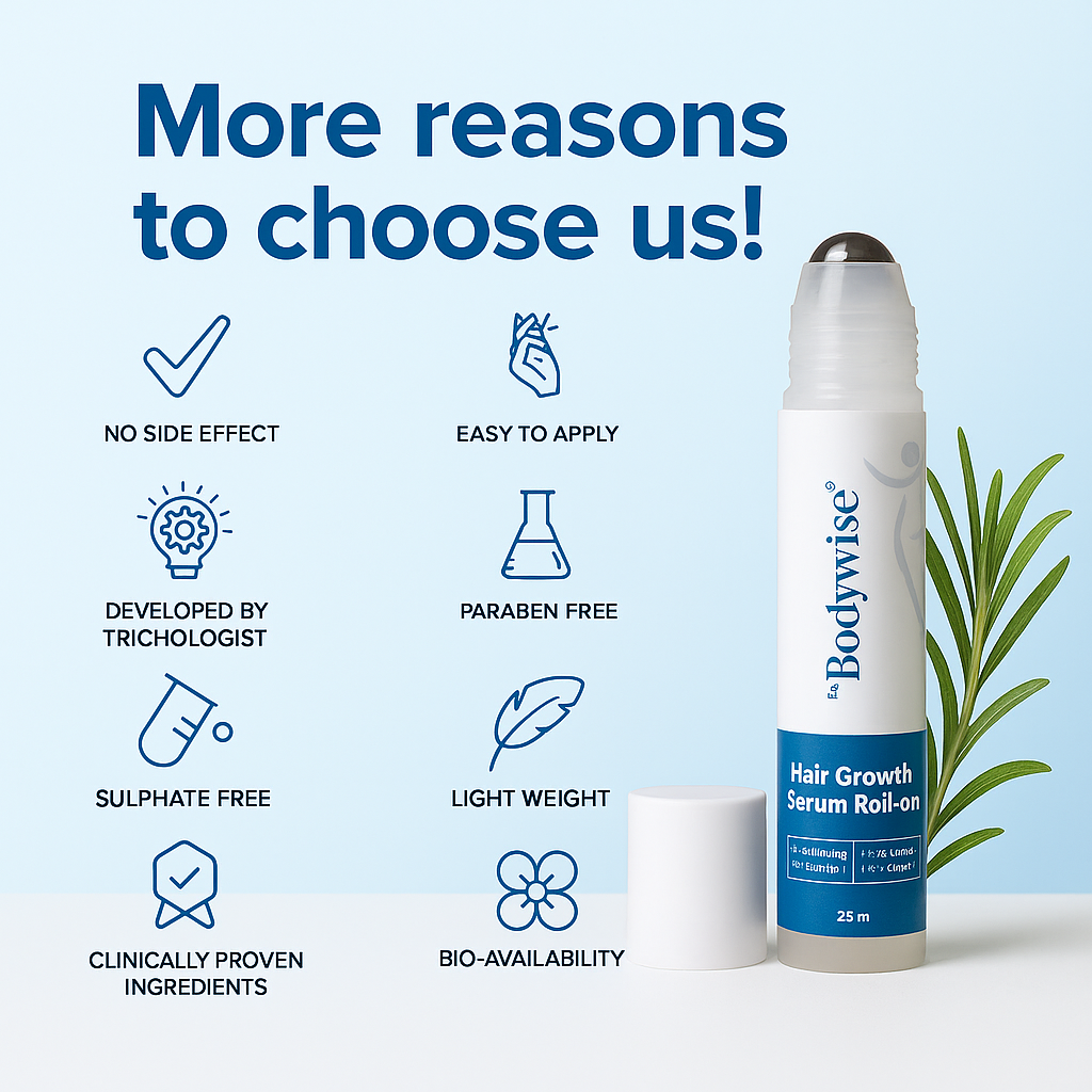 BodyWise Hair Growth Roll On Serum