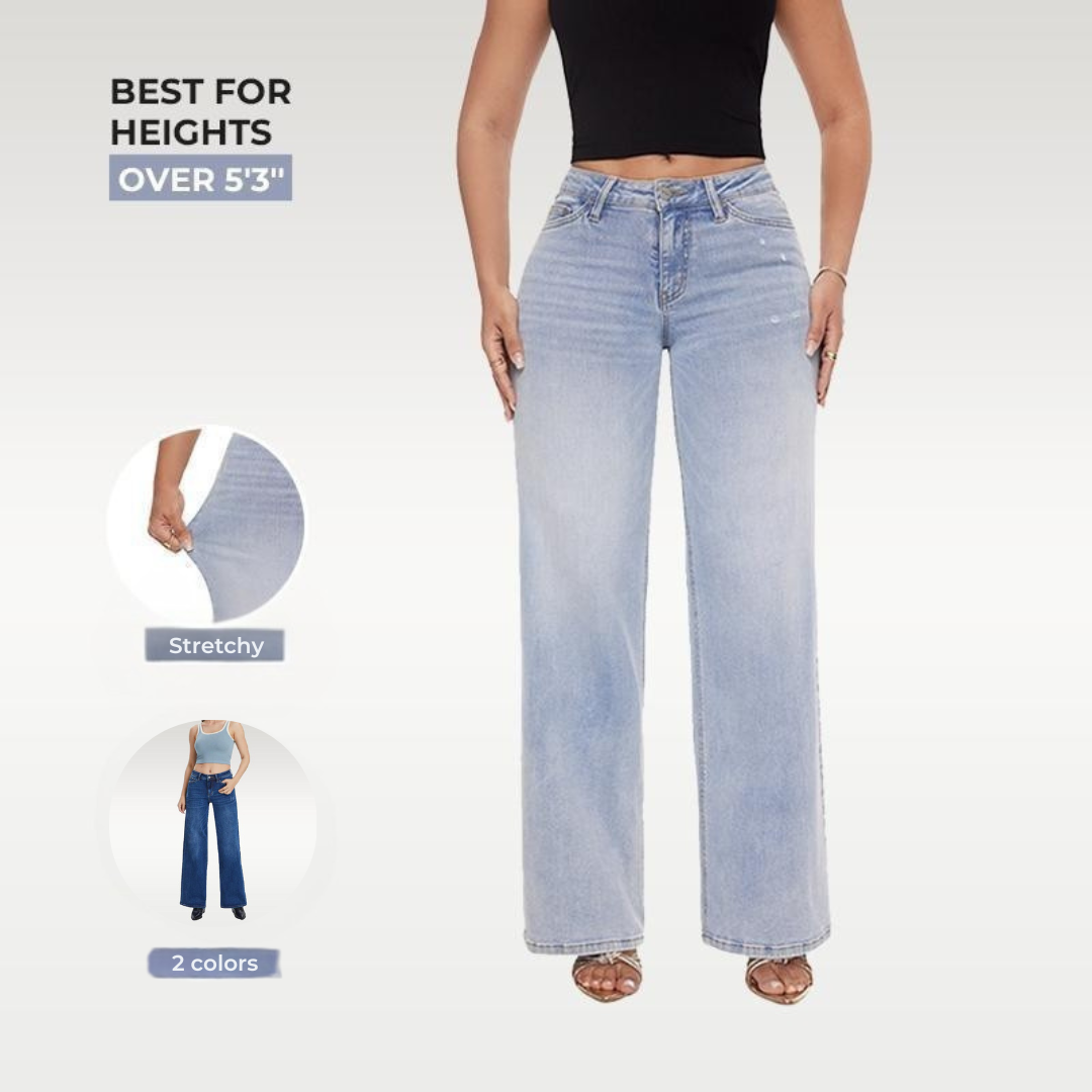 Eluvéra™ Mid-low Rise Baggy Jeans