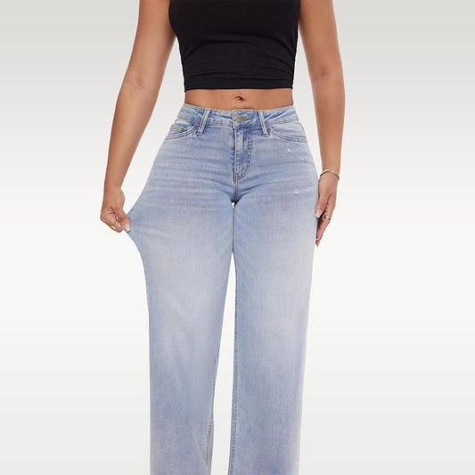 Eluvéra™ Mid-low Rise Baggy Jeans